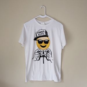 The Childrens Place XL 14 boys #Gamer 4 Life white